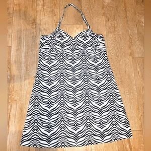 L/G Jessica Vintage zebra summer dress